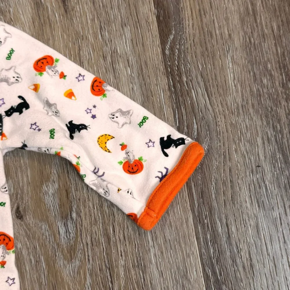 2pc set Miniwear Baby's First Halloween Snap Romper + Hat 3-6M New
